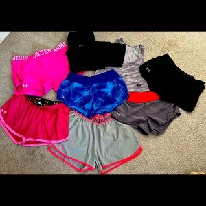 Gently worn Under Armour lot size Medium
